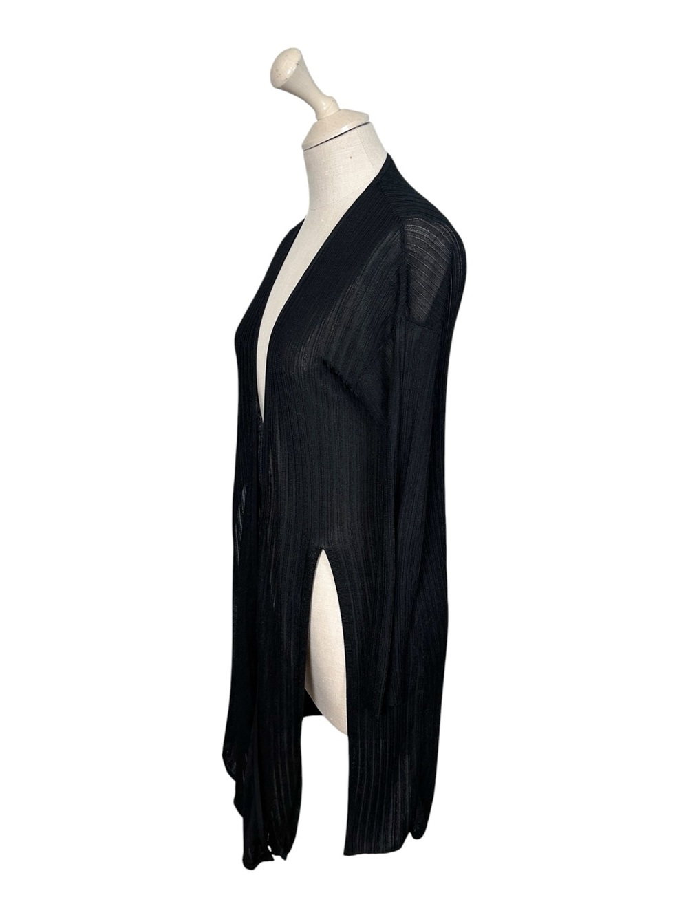 MM Lafleur The Graham Kimono Cardigan Sheer Rib - Picture 7 of 12